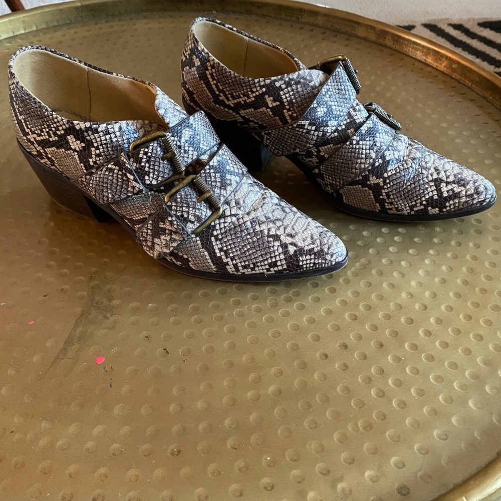 Splendid Snakeskin Booties